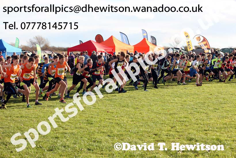 Boys under-13s Start fitness NEHL, South Shields. Photo: David T. Hewitson/Sports for All Pics